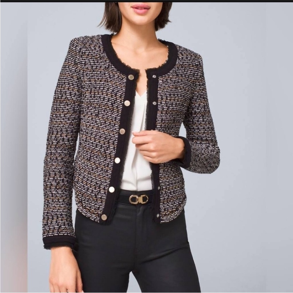 White House Black Market Iconic Sweater Jacket